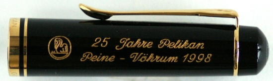 Pelikan R200 25 Year Anniversary Cap Engraving