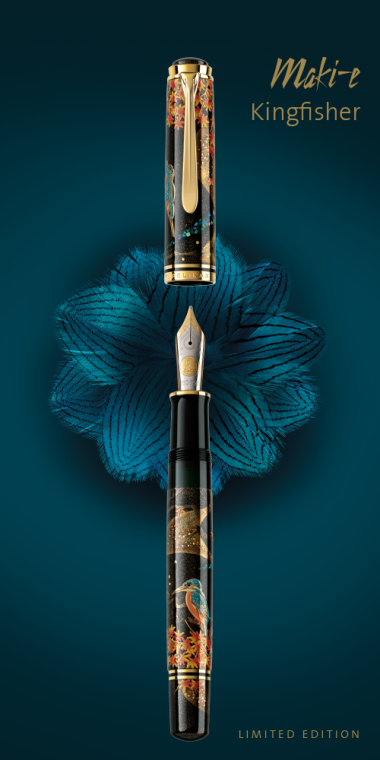 Pelikan Maki-e Kingfisher Fountain Pen