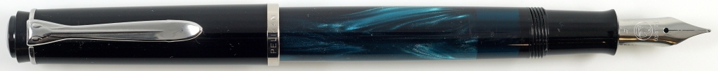 Pelikan M205 Petrol Marbled Fountain Pen