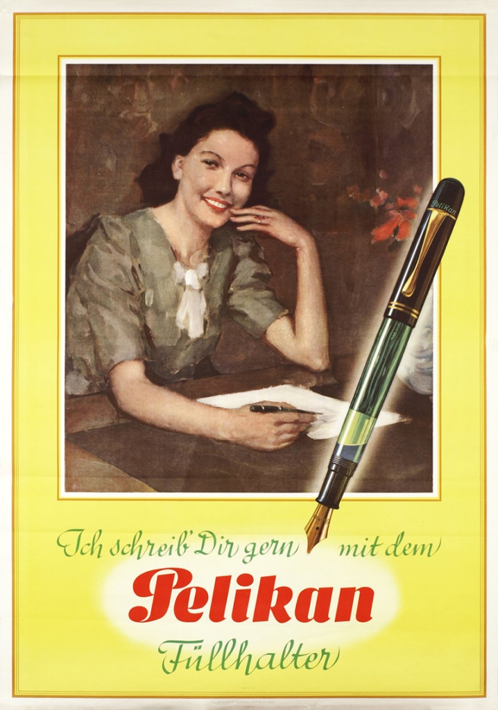 Vintage Pelikan Fountain Pen Advertisement